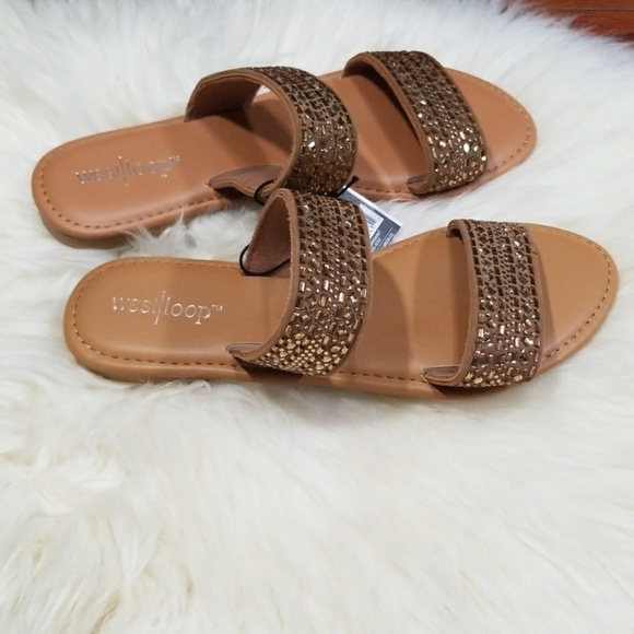 Brown Strappy Sandals - Picture 2 of 8